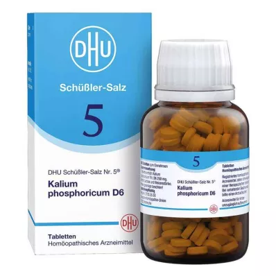 BIOCHEMIE DHU 5 Kalium phosphoricum D 6 tabletti, 420 tk BIOCHEMIE DHU 5 Kalium phosphoricum D 6 tabletti, 420 tk