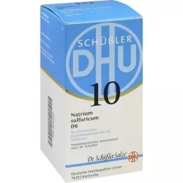 BIOCHEMIE DHU 10 Natrium sulphuricum D 6 tabletti, 420 tk