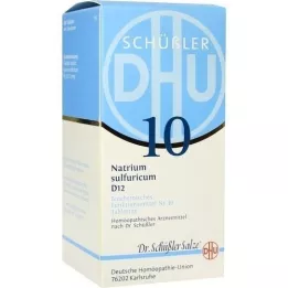BIOCHEMIE DHU 10 Natrium sulphuricum D 12 tabletti, 420 tk