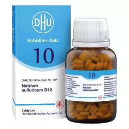 BIOCHEMIE DHU 10 Natrium sulphuricum D 12 tabletti, 420 tk