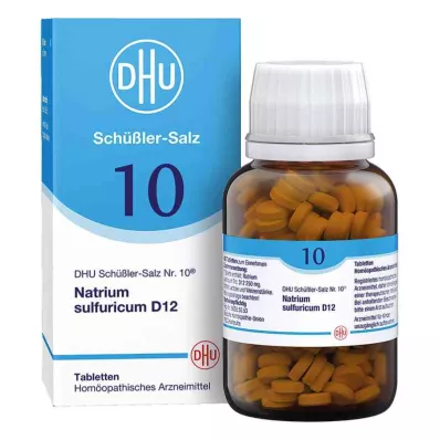 BIOCHEMIE DHU 10 Natrium sulphuricum D 12 tabletti, 420 tk