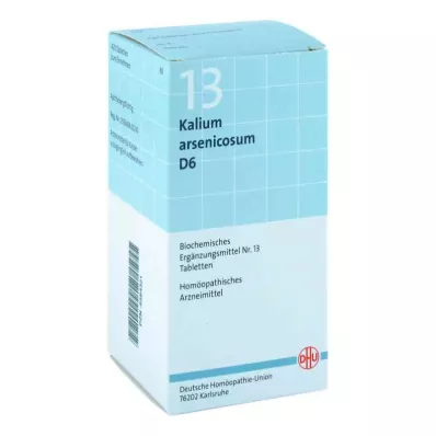 BIOCHEMIE DHU 13 Kalium arsenicosum D 6 tabletti, 420 tk