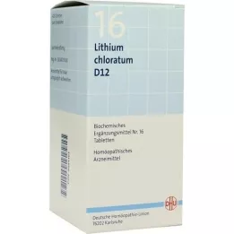 BIOCHEMIE DHU 16 Lithium chloratum D 12 tabletti, 420 tk