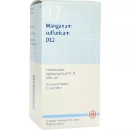 BIOCHEMIE DHU 17 Manganum sulphuricum D 12 tbl, 420 tk