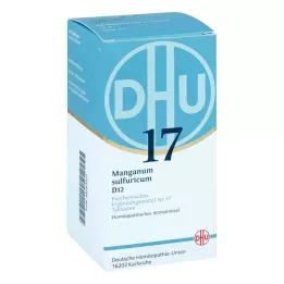 BIOCHEMIE DHU 17 Manganum sulphuricum D 12 tbl, 420 tk