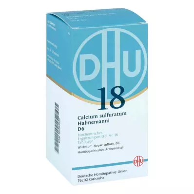 BIOCHEMIE DHU 18 Calcium sulphuratum D 6 tabletti, 420 tk