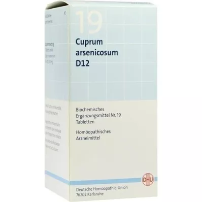 BIOCHEMIE DHU 19 Cuprum arsenicosum D 12 tabletti, 420 tk