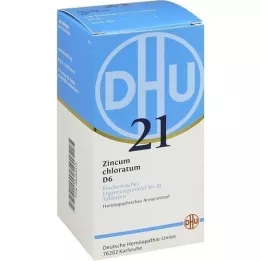BIOCHEMIE DHU 21 Zincum chloratum D 6 tabletti, 420 tk