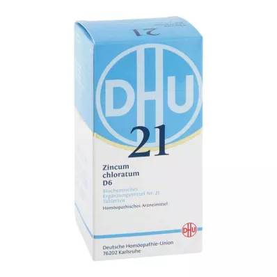 BIOCHEMIE DHU 21 Zincum chloratum D 6 tabletti, 420 tk