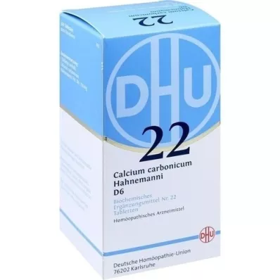 BIOCHEMIE DHU 22 Calcium carbonicum D 6 tabletti, 420 tk
