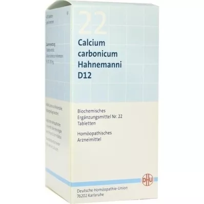BIOCHEMIE DHU 22 Calcium carbonicum D 12 tabletti, 420 tk