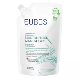 EUBOS SENSITIVE dušš &amp; kreemitäidis, 400 ml