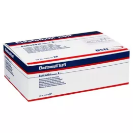 ELASTOMULL adhesiivne 8 cmx20 m fikseerimisside, 6 tk