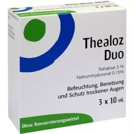 THEALOZ Duo silmatilgad, 3X10 ml
