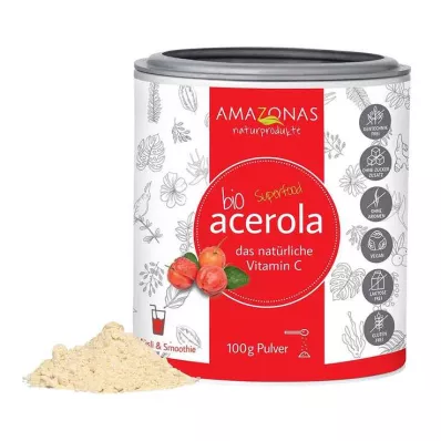 ACEROLA 100% orgaaniline puhas looduslik Vit.C pulber, 100 g