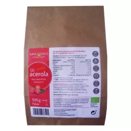 ACEROLA 100% orgaaniline puhas looduslik Vit.C pulber, 500 g