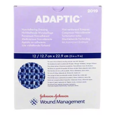 ADAPTIC 12,7x22,9 cm niiske haavaside, 12 tk