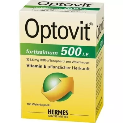 OPTOVIT fortissimum 500 kapslit, 100 tk