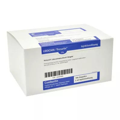 LIDOCAIN PRESSELIN 1% süstelahus, 50X2 ml