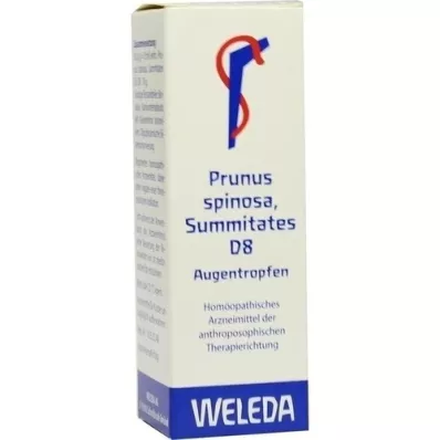 PRUNUS SPINOSA SUMMITATES D 8 silmatilk, 10 ml