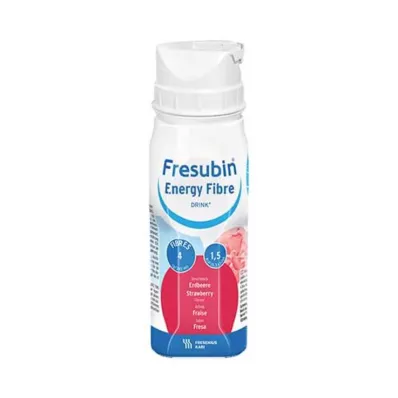 FRESUBIN ENERGY Fibre DRINK Maasikajookide pudel, 4X200 ml