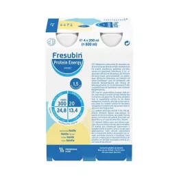 FRESUBIN PROTEIN Energia DRINK Vaniljejook, 4X200 ml