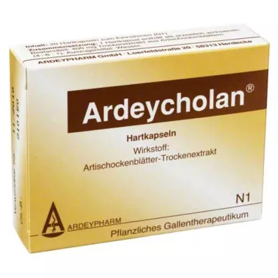 Ardeycholani kõvakapslid, 20 tk Ardeycholani kõvakapslid, 20 tk
