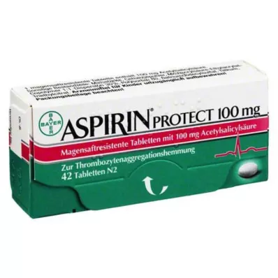ASPIRIN Protect 100 mg enteroaktiivsed tabletid, 42 tk ASPIRIN Protect 100 mg enteroaktiivsed tabletid, 42 tk