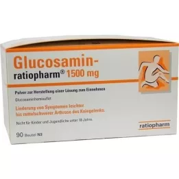 GLUCOSAMIN-RATIOPHARM 1500 mg Plv.z.H.e.L.z.Einn., 90 tk