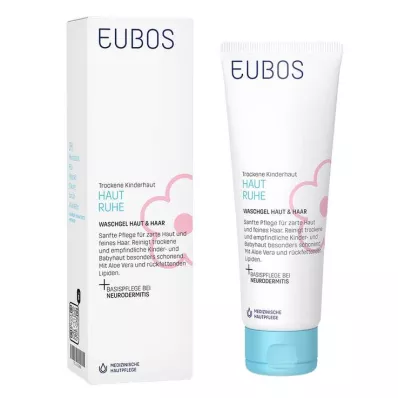 EUBOS KINDER Skin Rest Wash Gel, 125 ml