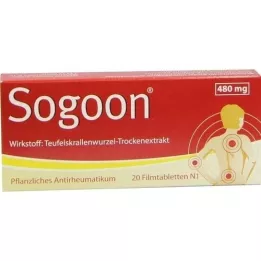 SOGOON 480 mg õhukese polümeerikattega tabletid, 20 tk