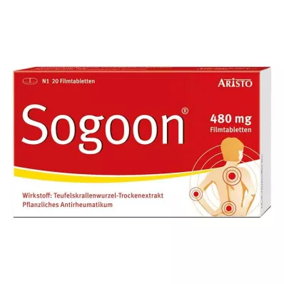 SOGOON 480 mg õhukese polümeerikattega tabletid, 20 tk