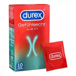 DUREX Sensitive Slim Fit kondoomid, 10 tk