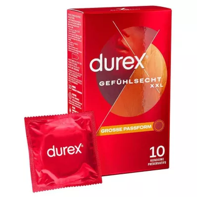 DUREX Sensitive extra suured kondoomid, 10 tk DUREX Sensitive extra suured kondoomid, 10 tk