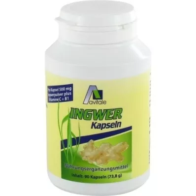 INGWER 500 mg kapslid+vitamiin B1+C, 90 tk