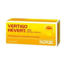 VERTIGO HEVERT SL tabletid, 40 tk