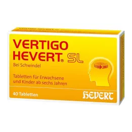 VERTIGO HEVERT SL tabletid, 40 tk