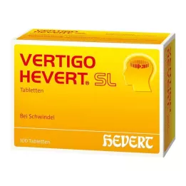 VERTIGO HEVERT SL tabletid, 100 tk