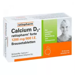 CALCIUM D3-ratiopharm forte kihisevad tabletid, 20 tk