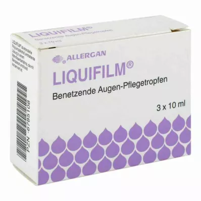 LIQUIFILM Niisutavad silmahooldustilgad, 3X10 ml LIQUIFILM Niisutavad silmahooldustilgad, 3X10 ml
