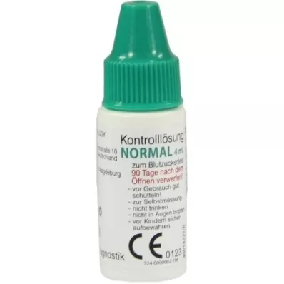 GLUCO TEST Pluss kontrolllahus normaalne, 4 ml