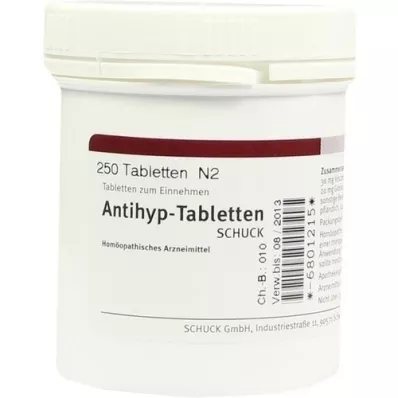 ANTIHYP Schuck tabletid, 250 tk