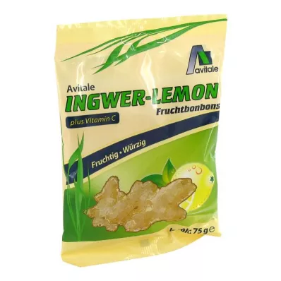 INGWER LEMON kommid + C-vitamiin, 75 g