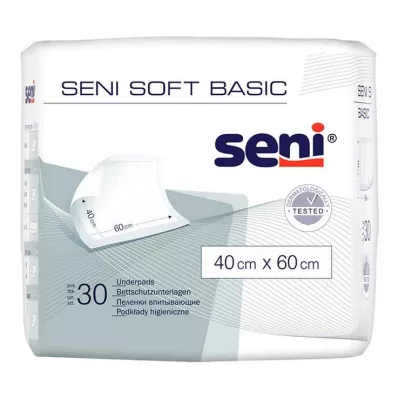 SENI Soft Basic voodikaitsetampoon 40x60 cm, 30 tk