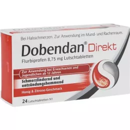DOBENDAN Direct Flurbiprofen 8,75 mg pastillid, 24 tk