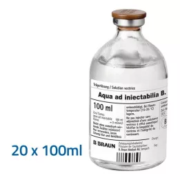 AQUA AD süstelahus süstimiseks, 20X100 ml