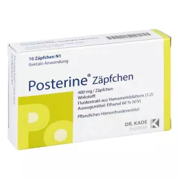 POSTERINE Suppositooriumid, 10 tk