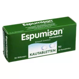 ESPUMISAN närimistabletid, 50 tk