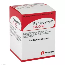PANKREATAN 25 000 kõvakapslit, 50 tk