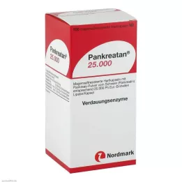 PANKREATAN 25 000 kõvakapslit, 100 tk
